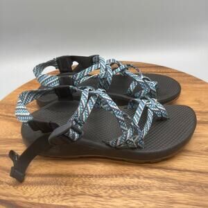 Chaco Z/Cloud X2 Sandals Womens 8 Blue Strappy Sport Sandals Walking Outdoor